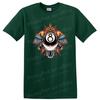 8 Ball Vintage Crown Wings Graphic T Shirt Cool Retro Design for Gamers Tee