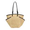 Large Capacity Straw Shoulder Bags Simple Versatile Braid Zipper Mother and Baby Bags for Women  High Quality Casual Tote