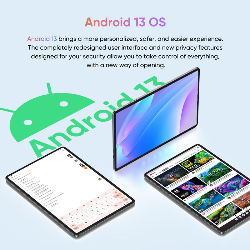N-one Планшет NPad Q Tablet 10,1 дюйма Android Tablet Octa-Core Processor 128 ГБ памяти 1 ТБ с возможностью расширения, новейшие планшеты ПК с поддержкой 5G WiFi