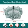 Foldable Thickened Fish and Shrimp Trap Net for Outdoor Fishing.