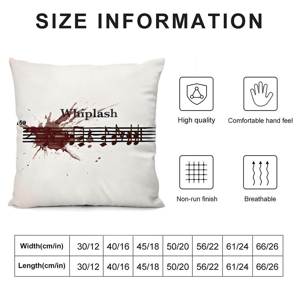 W-Whiplash Кино Подушка Наволочка Ультра Мягкая Кожаная Ткань Облачный Комфорт и Скрытая Молния