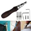 Edge Pressing Edge Beveller Groover 7 In 1 Leather Trimming Tool Leather Edge Trimmer Leather