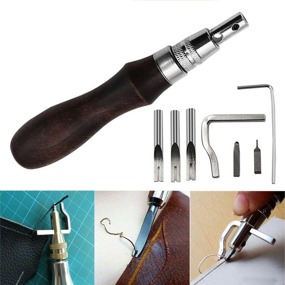 Edge Pressing Edge Beveller Groover Trenching Leather Trimming Tool Leather Edge Trimmer Leather