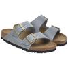 Birkenstock Женские сандалии-шлепанцы Arizona из замшевой кожи с открытым носком, EVA, против натирания, Серые 1029197