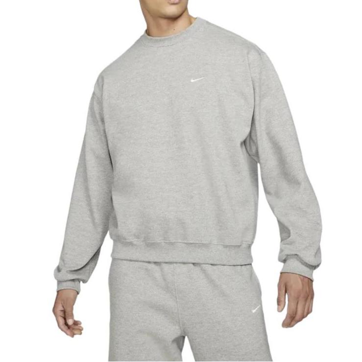 Nike Sweatshirts Men's Gray Crew Neck Moderate Other CQ4004-063