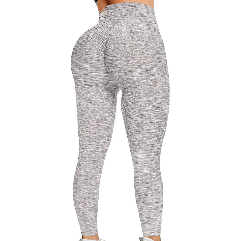 Женские штаны для йоги с высокой талией для упражнений на подъем бедер, фитнеса, бега и йоги