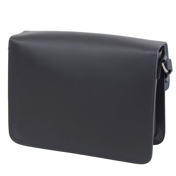 Bag Shoulder Bag Leather Genuine Leather Brand BCR324 PV0041 TONDINA Crossbody IL BISONTE [IL BISONTE] Women's (Black) [Item]