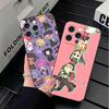 Милый Мягкий Чехол для Телефона Hunter X-Hunters для iPhone 16 16E 17 Air 15 Pro Max 14 Plus 13 Mini 11 12 7 Черный Задний Корпус