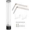 Water Cooling Tank Acrylic Cylindrical 4‑Hole G1 4 Thread Reservoir Computer Cooler Accessories