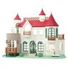 Sylvanian Families House Waterside Red Roof ST Mark Ages 3 and Toy Sylvanian Epoch [Sparkling House] Ha-52 Certified, Up, Dollhouse, Families,