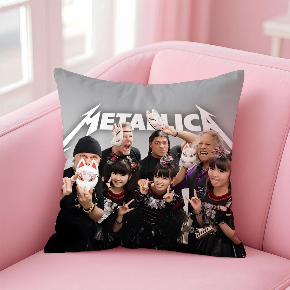 Girlgroup Metal BBBabymetal Cushion Cover Pillow Case Soft Skin Friendly Fabric Comfort Concealed Zipper