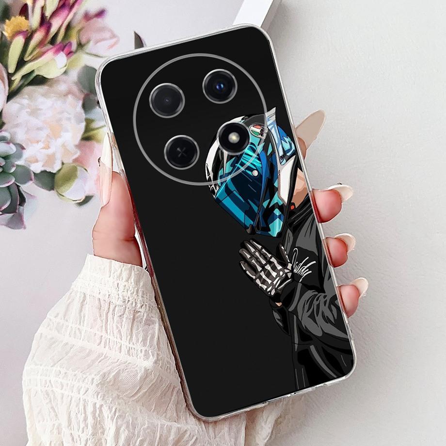 Для Huawei Nova 13i 12i Чехол Милое Животное Тигр Лев Дракон Мультяшная Крышка Телефона На Nova13i Nova12i Мягкий Силикон Прозрачные Чехлы