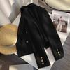 Однотонный короткий пиджак пиджак для женщин универсальный модный офисный пиджак уличный женский повседневный пиджак костюм