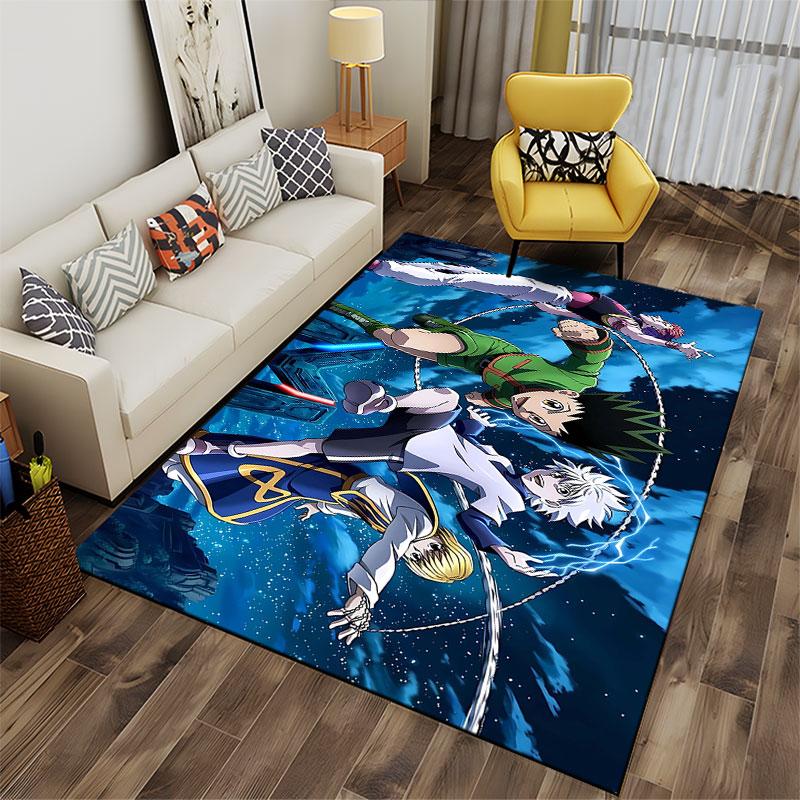 Anime Group Adventure Design suitable as a non-slip mat for the living room or bedroom sofa