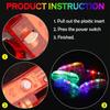 1pcs Glow in the Dark LED Eyeglasses Multiple Neon Colors Blinds Lampshade Glasses Christmas Mardi Gras Birthday Neon Mardi Gras Party