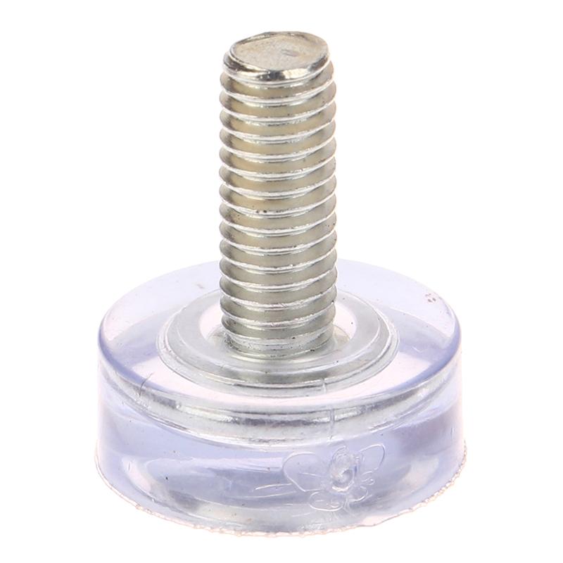 10 шт. прозрачная железная пластиковая мебель стол стул ножки регулируемые выравнивающие скользящие накладки M6 M8 винты в противоскользящих накладках для ног