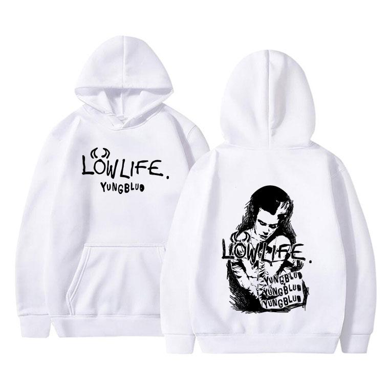 Свитшот Yungblud Lowlife 2025 Мужской Женский Модный Готический Рок Толстовка Мужская Повседневная Флис Хлопок Винтажный Пуловер с Капюшоном