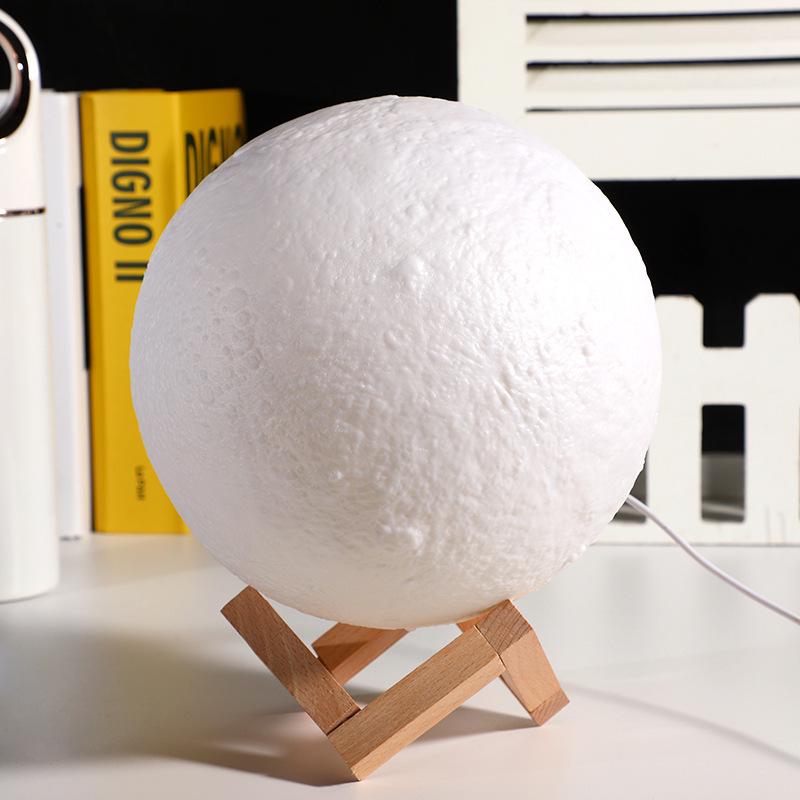 Персонализированный ночник-лампа в виде граффити Луны и планеты