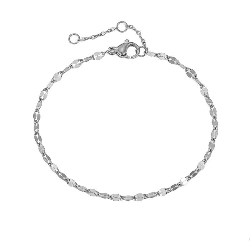 EManco регулируемый золотой браслет-цепочка из нержавеющей стали для женщин