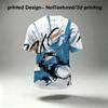 Men's Short Sleeve T-Shirt, Polyester 2D Print - Casual Versatile Streetwear Daily Top for Halloween & Everyday Use