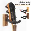 Настенный крючок для гитары с винтами, вращающийся, высокоплотный, обернутый губкой, электроакустическая фолк-гитара, бас-гитара, укулеле, вешалка, держатель, подставка