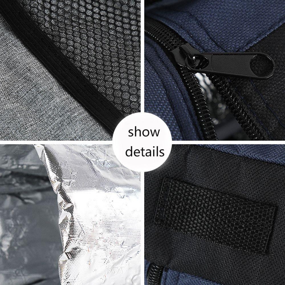 Practical Insulated Camping Hiking Water Bottle Pouch Tote Bag High Capacity Outdoor Traveling