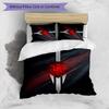 Manchester United FC Printed 3PCS Bedding Set Breathable Duvet Cover with Pillowcases Decorative Bed Linen for Bedroom Home