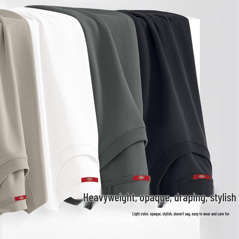 Мужская футболка Dickies 2026 с коротким рукавом из плотного хлопка