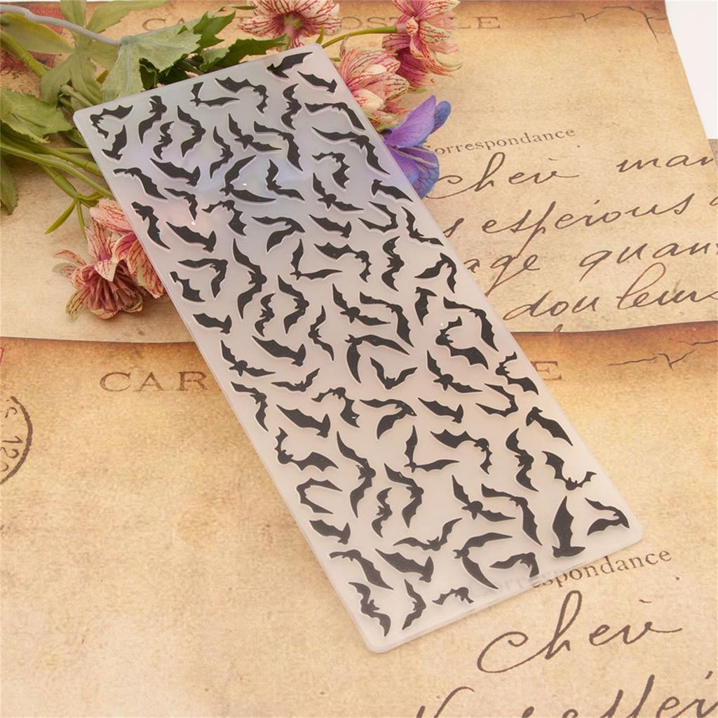 Папка для тиснения Трафарет для тиснения Летучая мышь Бумажное ремесло DIY Шаблоны для скрапбукинга для изготовления рождественских открыток