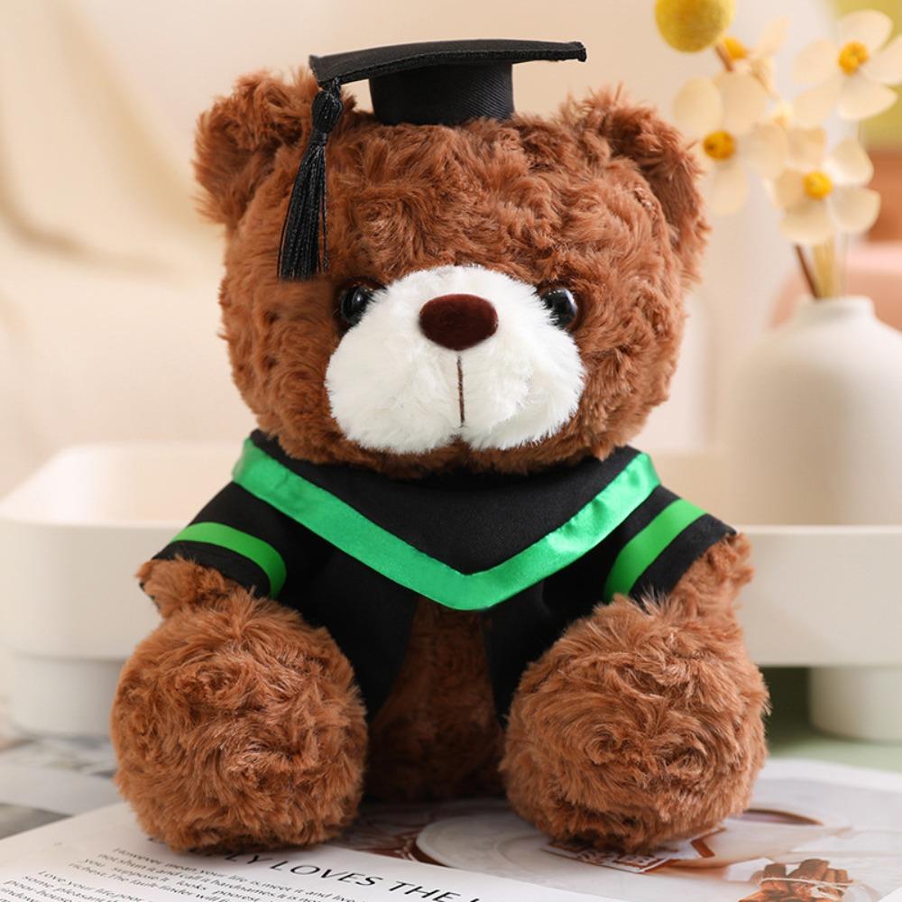 23cm Teddy Bear Doll Small Plush Dr. Bear Cute Plush Toy  Students