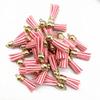 Новые 10 шт. 38 мм Винтажные Кожаные Кисточки DIY Брелок Ремешки для Телефона Подвески Кисточки для Украшений Серьги Фурнитура Аксессуары