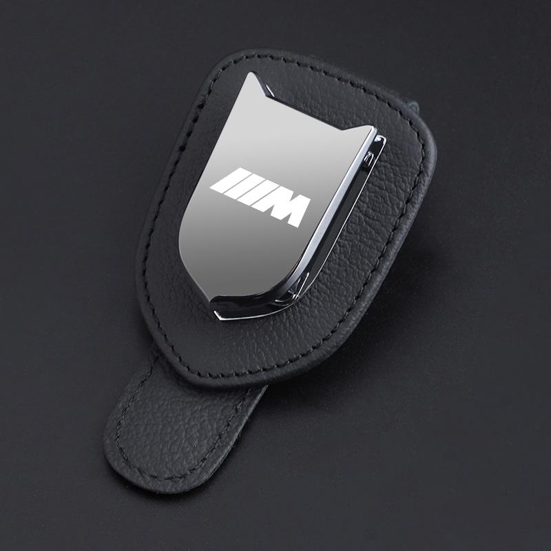 Car Sunglasses Holder Multi-Function Sun Visor Eyeglass Clip For BMW F10 X5 X6 E28 E90 F20 GT G05 G11 i3 i4 G07 F39 F02 M3 M4 M5 XN9