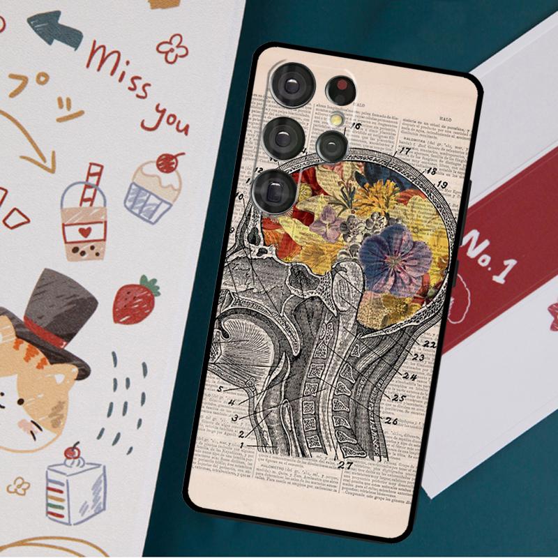 Чехол Brain Art для Samsung Galaxy S23 S20 FE S21 FE S22 Ultra Note 20 S8 S9 S10 Note 10 Plus, задняя крышка