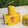 Ground Drag Socket With Switch Multi-Plug Socket Yellow Rubber Covered Drag Cable Board Row Plug