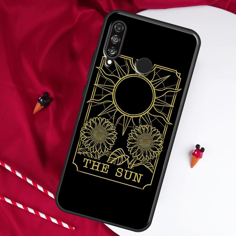 moon Tarot Mystery totem For Huawei Nova 12i 11i 8i 12s 9 10 SE Y90 Y60 Y70 Y72 Y61 Y91 P20 P40 P30 Lite P60 Pro Case