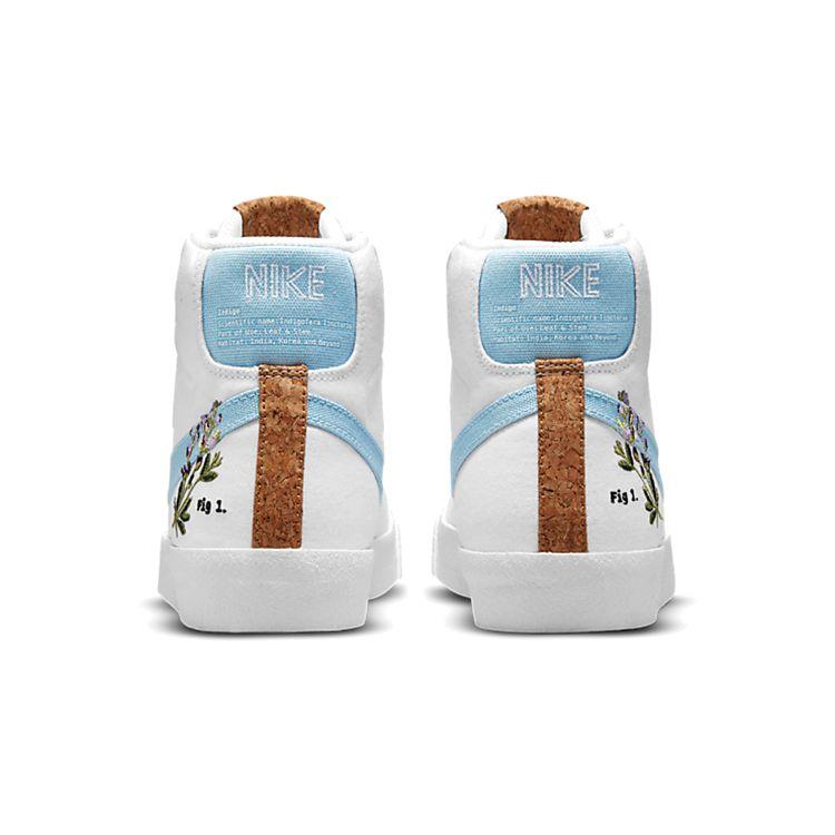Nike Детские кроссовки Blazer Mid 77 SE GS Indigo White Obsidian DC8246-100