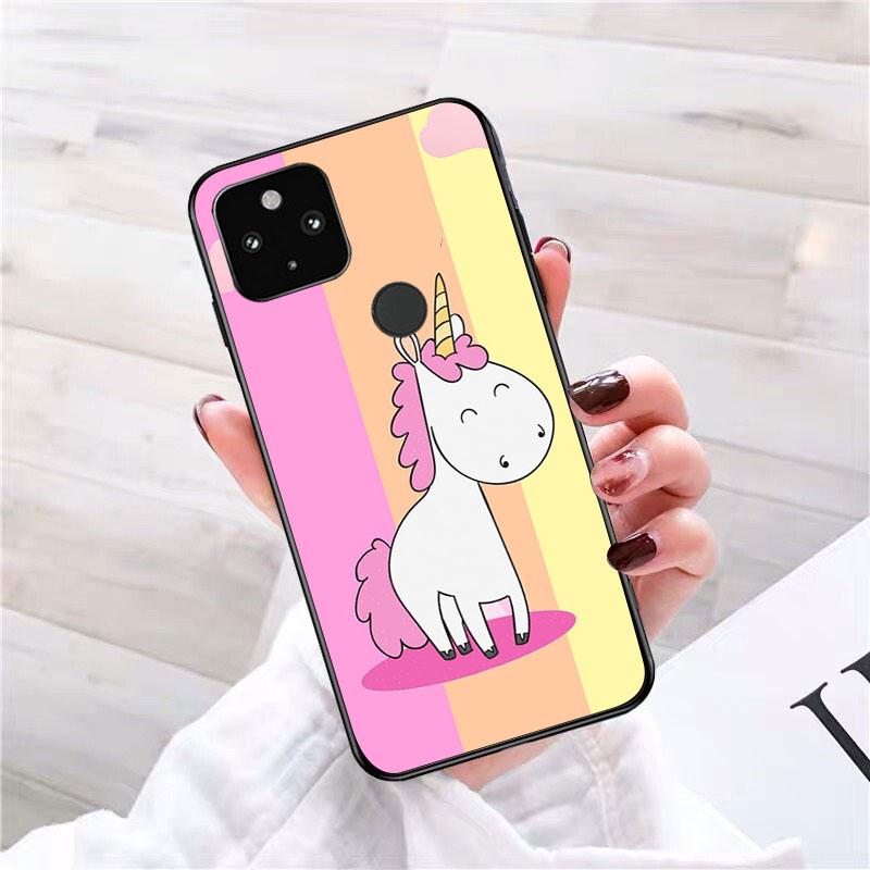 Милый чехол для телефона с радужным единорогом для Google Pixel 7 Pro 7 6A 6 Pro 5A 4A 3A Pixel 4 XL Pixel 5 6 4 3 XL 3A XL 2 XL
