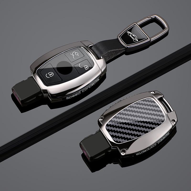 Чехол для ключа Mercedes-Benz для C200L, GLA, B200, CLA220, C180L (Старая модель), A180, GLC.