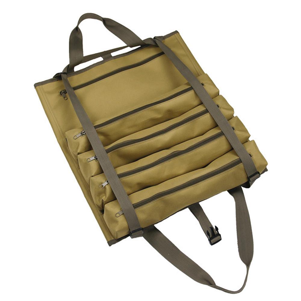 1116 New Roll Up Car Tool Bag Shoulder Strap Hanging Trunk Storage Organizer Auto Accessories