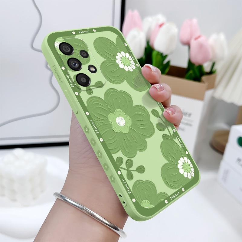 Чехол-цветочек для Samsung Galaxy A73 A53 A33 A23 A13 A72 A52 A52S A32 A22 A12 A71 A51 A31 A21S 4G 5G