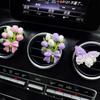 INS Тюльпан Автомобильный Ароматический Диффузор Камень Элегантный Цветок Бабочка Автомобильный Воздуховод Украшение Подвеска Аромат Интерьерные Аксессуары