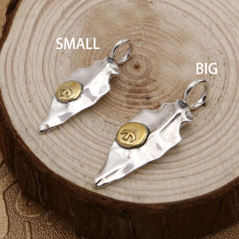 Ювелирные изделия из стерлингового серебра S925 в стиле ретро, тайский серебряный кулон «Летающий орел» для мужчин и женщин, простой маленький кулон