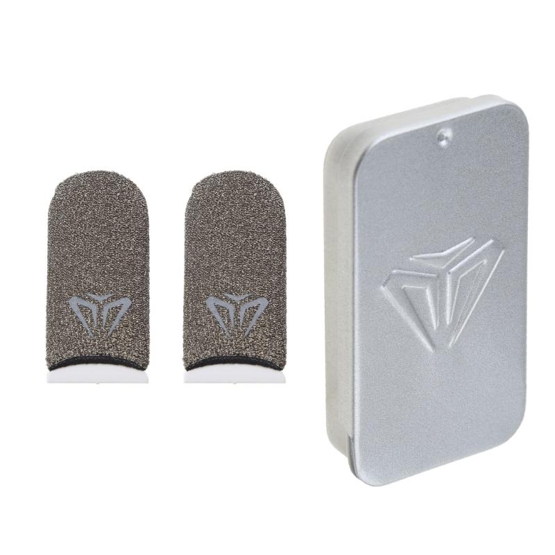 Сleeve для пальцев, влагоотводящий, дышащий, чехол для пальцев, 1/2 пары, для мобильных игр, для сенсорного экрана, перчатки для пальцев с боксом для хранения