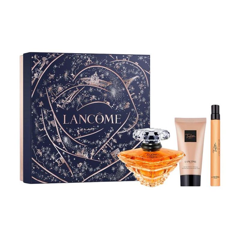 LANCÔME Рождественский Ограниченный Набор Парфюмерии для Женщин Brilliant Treasure Парфюм EDP Роза Ландыш 100мл+30мл+50мл