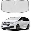 Windshield Sun Shade For Mazda 3 2014-2018 Double Layer 240T Front Window Shade  Fit Mazda 3 Sun Visor Foldable Shade Blocks UV Rays Summer Must Have