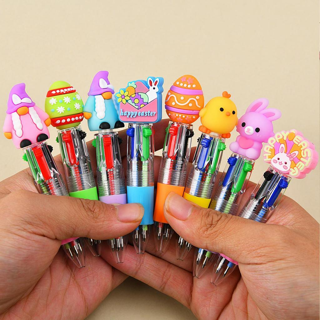 20Pcs Easter Mini Gel Ink Pens Multicolor Holiday Note Taking Supplies for Students Sketching Journaling Crafting Party Favors
