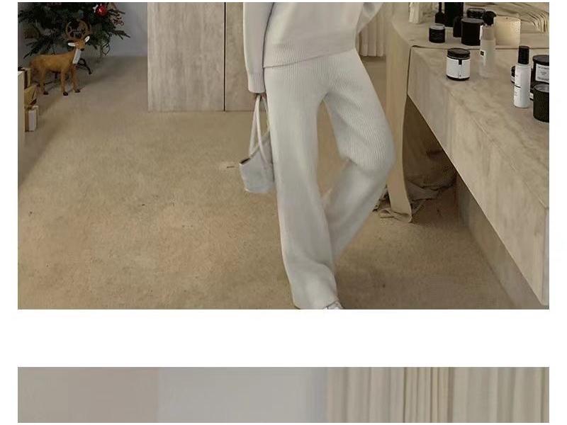 Женский вязаный свитер: Осень/Зима, Гонконгский стиль, Свободный крой, Стройнящий, Плотный, Универсальный как верхняя или нижняя одежда