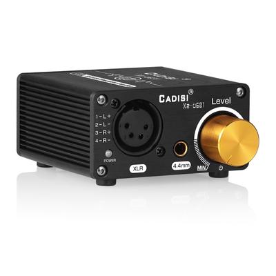 Nobsound U5 Mini Полностью балансный усилитель для наушников, совместимый с XLR/4,4 мм, портативный, со сменными операционными усилителями