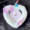 Rose Magnetic Anime Badge Holder Bow Ornate Ribbon Badge Flower  Ita Bag Accessories