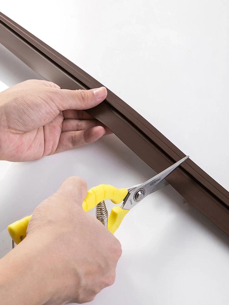 90x4 см уплотнительные полосы для дверей пластиковые водонепроницаемые самоклеящиеся однотонные уплотнительные полосы для нижнего отверстия двери для звукоизоляции от насекомых и ветра